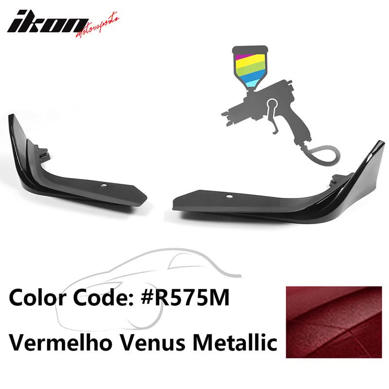 2022-2023 Honda Civic 4DR MD Style Front Bumper Lip Splitter 2PCS PP