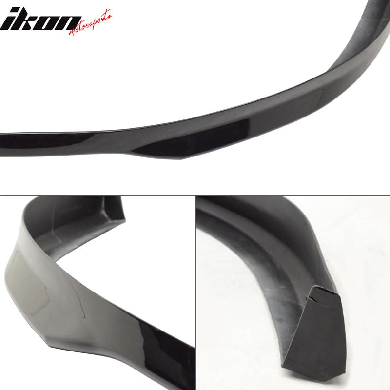 1996-1998 Honda Civic EK 2Dr Type R Painted Black Front Bumper Lip PU