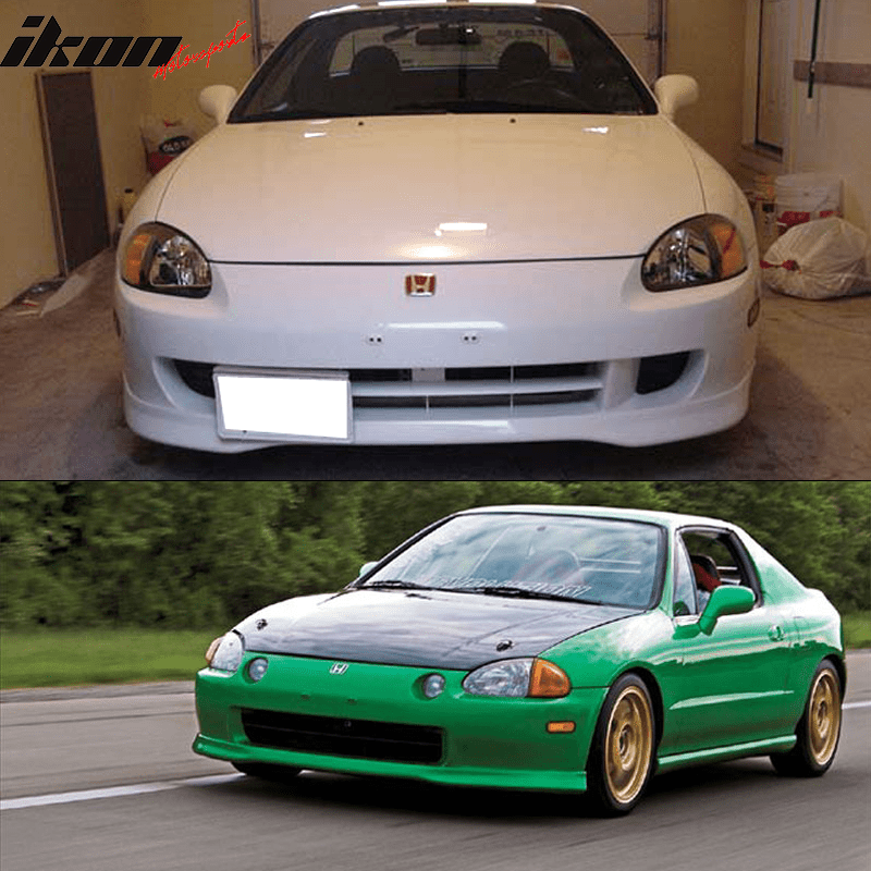 1993-1997 Honda Del Sol Type R Front Bumper Lip Spoiler PU