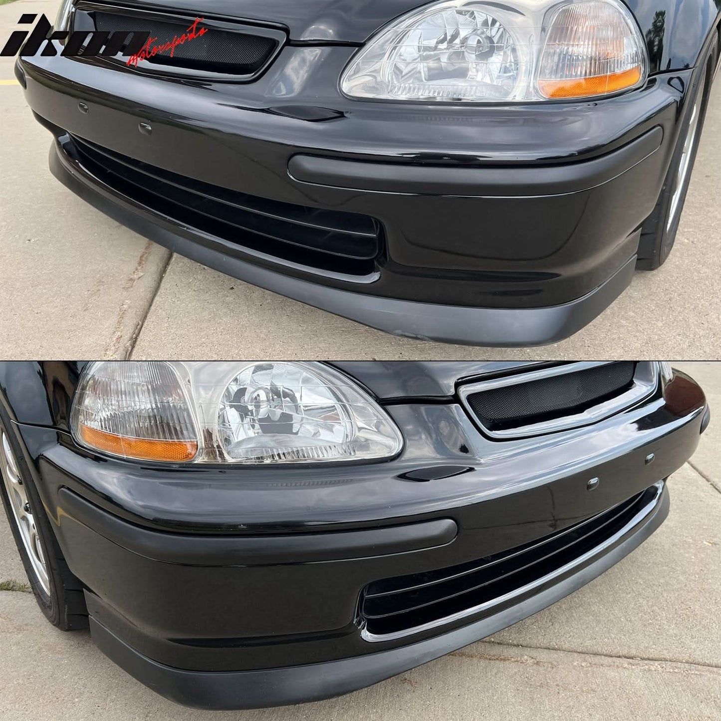 1996-1998 Honda Civic OEM SIR2 JDM Sir Style PU Front Bumper Lip