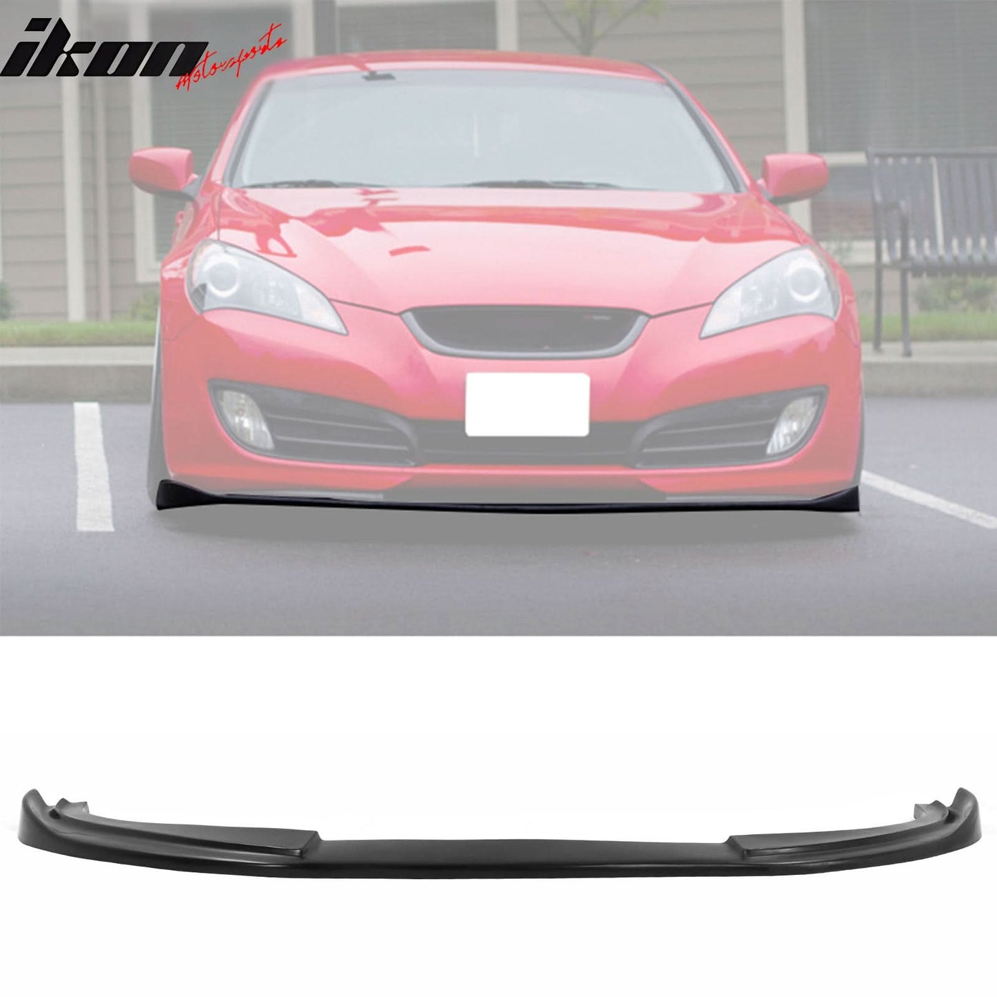 Fits 10-12 Hyundai Genesis Coupe Sport Front + Rear Bumper Lip  PU