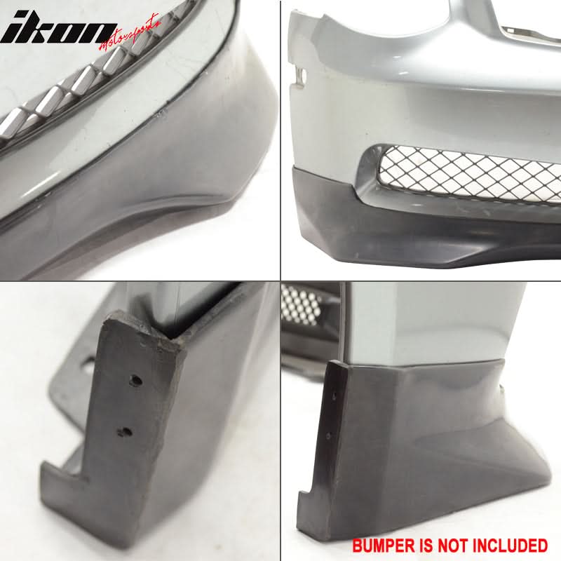 2003-2007 Infiniti G35 Coupe 2Dr EVO Front Bumper Lip Spoiler PU
