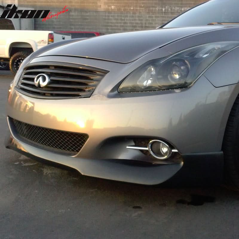 2008-2013 Infiniti G37 Coupe 14 Q60 EVO Front Bumper Lip Spoiler PU