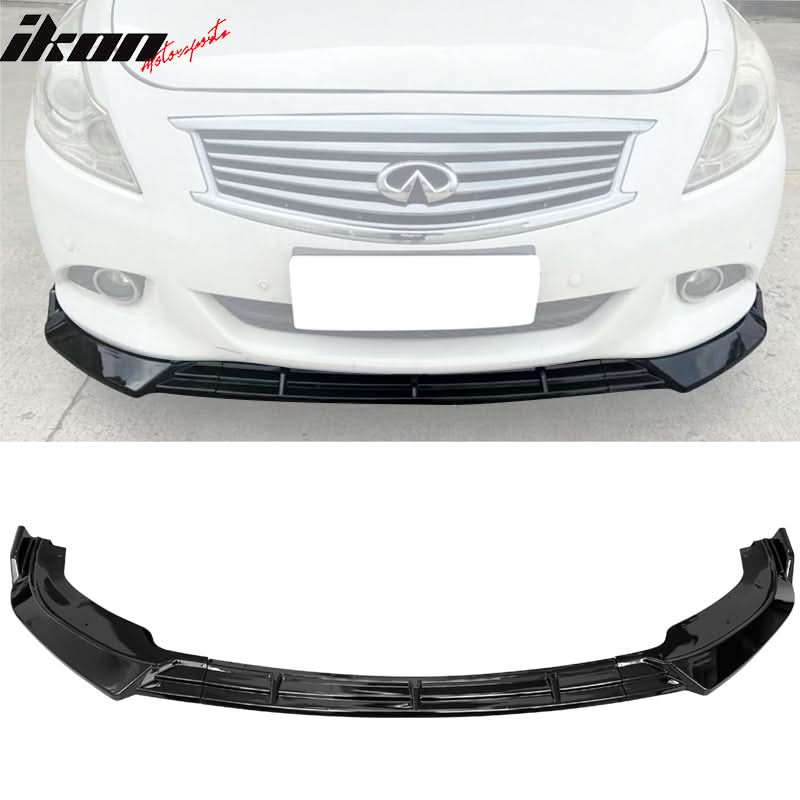 2010-2013 Infiniti G37 Sedan IKON 3PC Front Bumper Lip PP