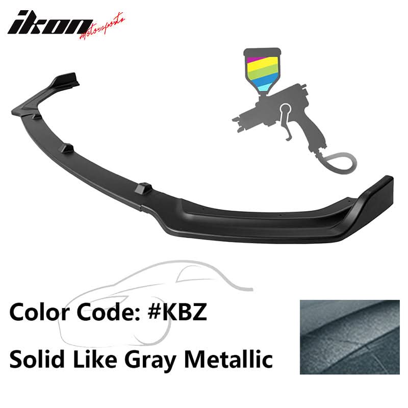 2018-2022 Infiniti Q50 Base Premium Painted Front Bumper Lip 3PC