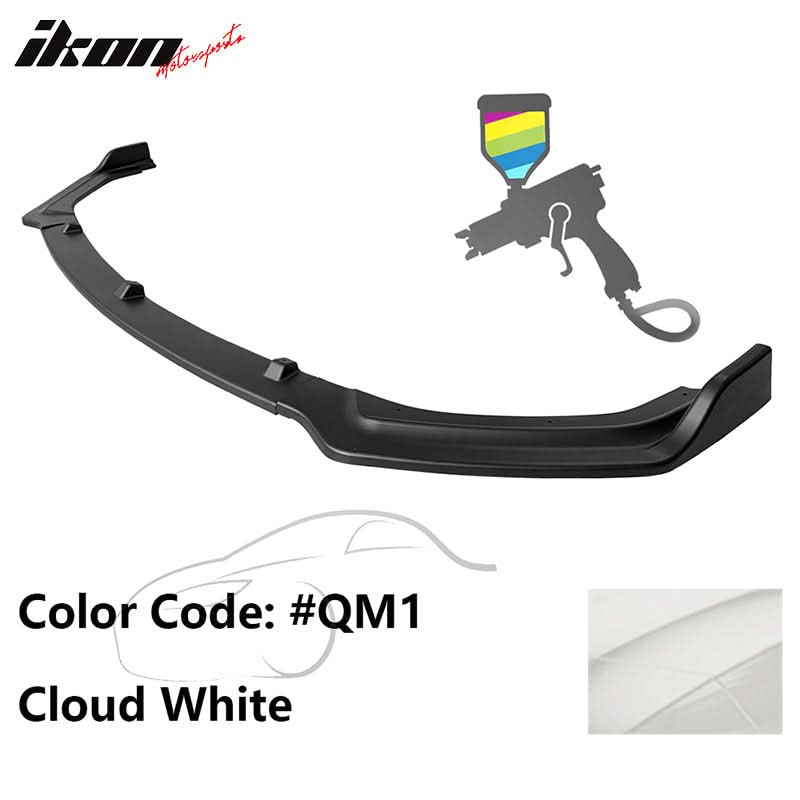 2018-2022 Infiniti Q50 Base Premium Painted Front Bumper Lip 3PC