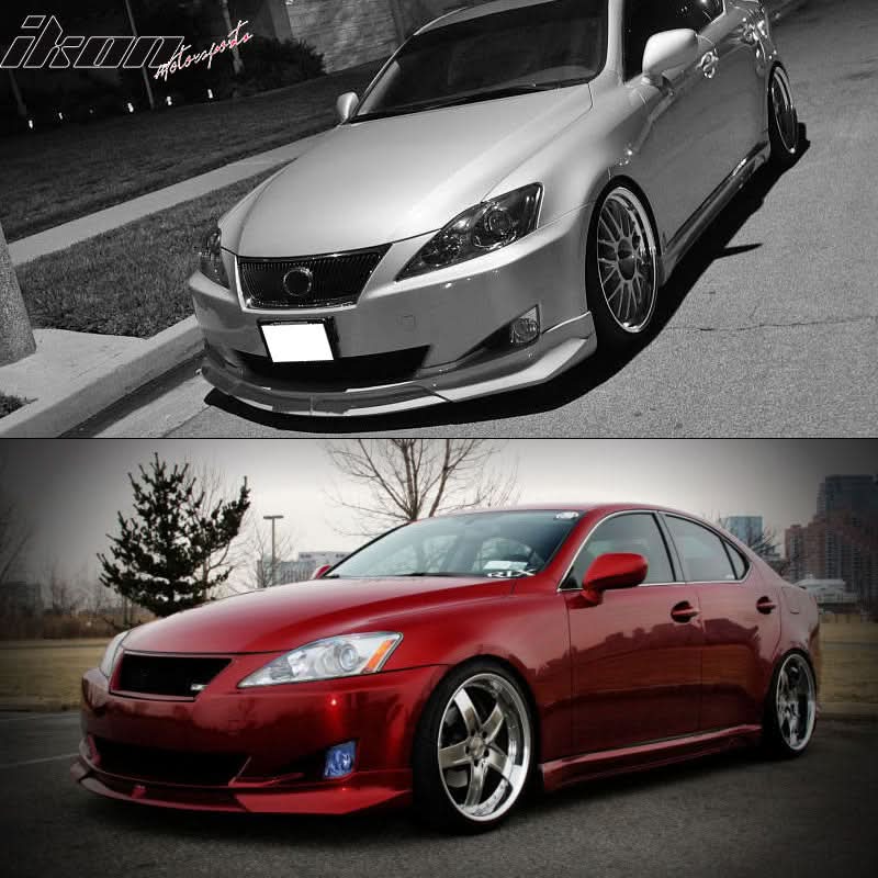 2006-2008 Lexus IS250 IS350 Paint ï¼ƒ1G1 Tungsten Pearl Front Lip PU