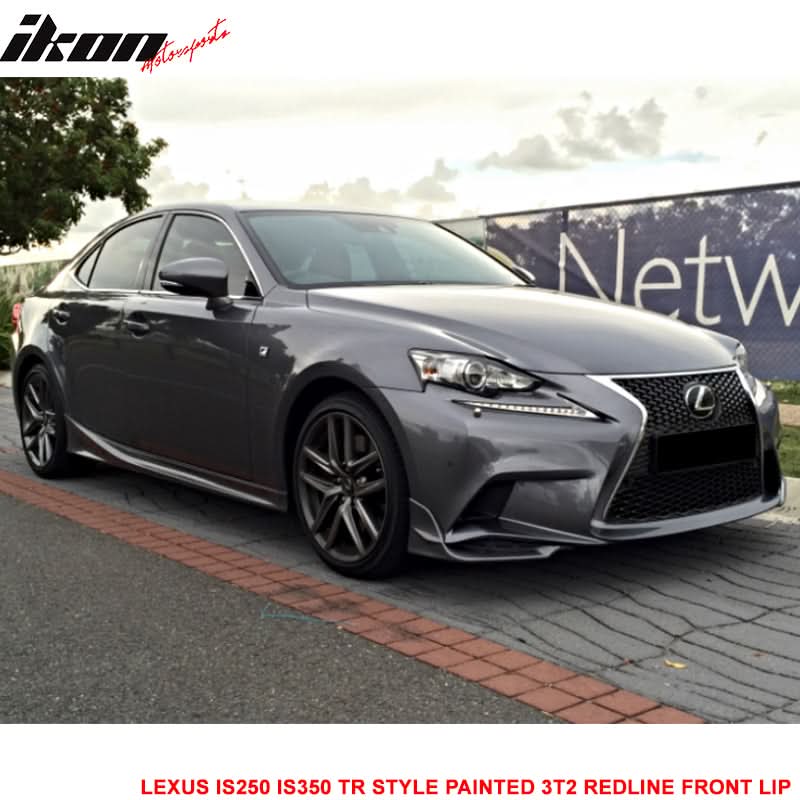2014-2016 Lexus IS Model TR-D Style Front Bumper Lip Splitters 2PC