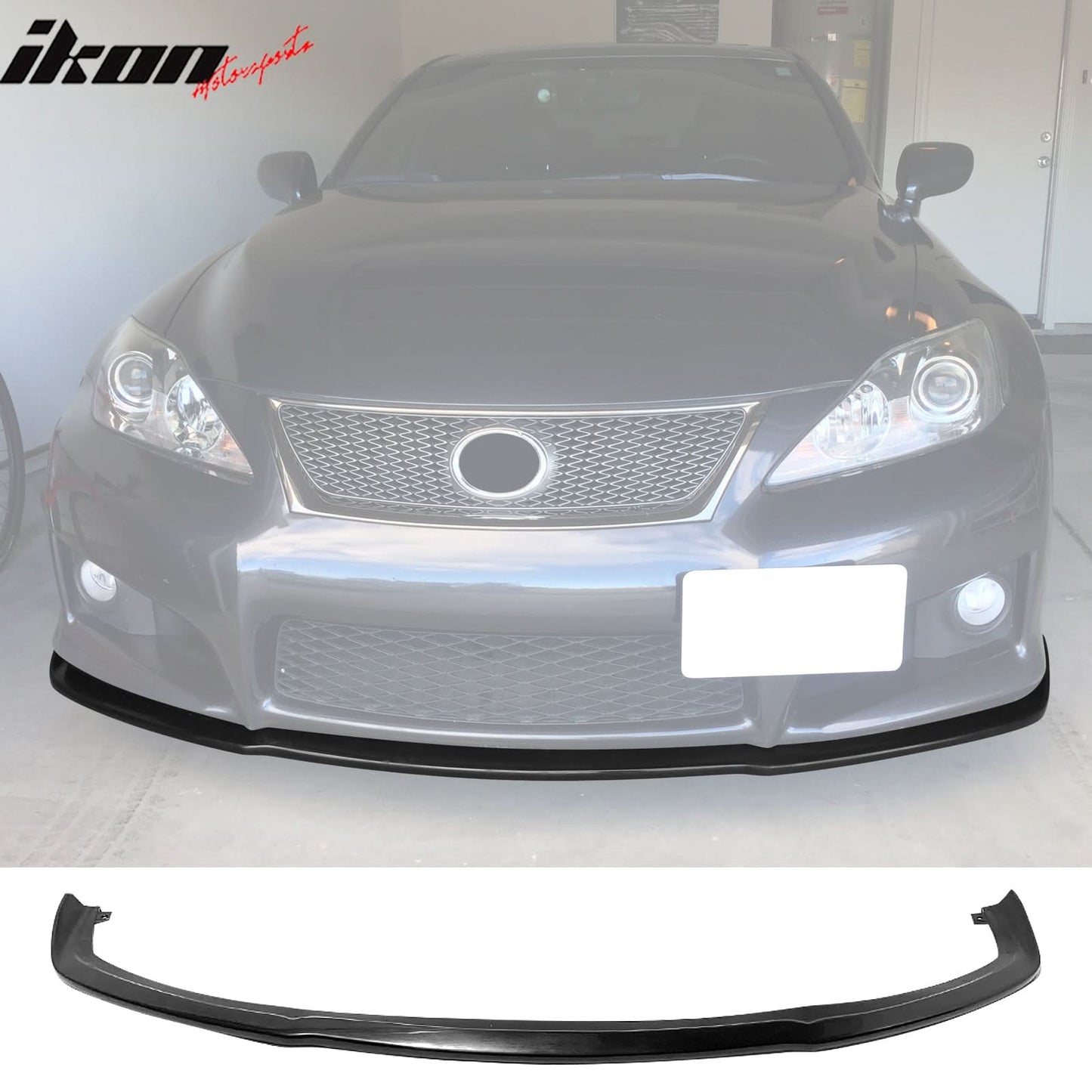 2008-2014 Lexus IS-F AS Style Front Bumper Lower Splitter Unpainted PU