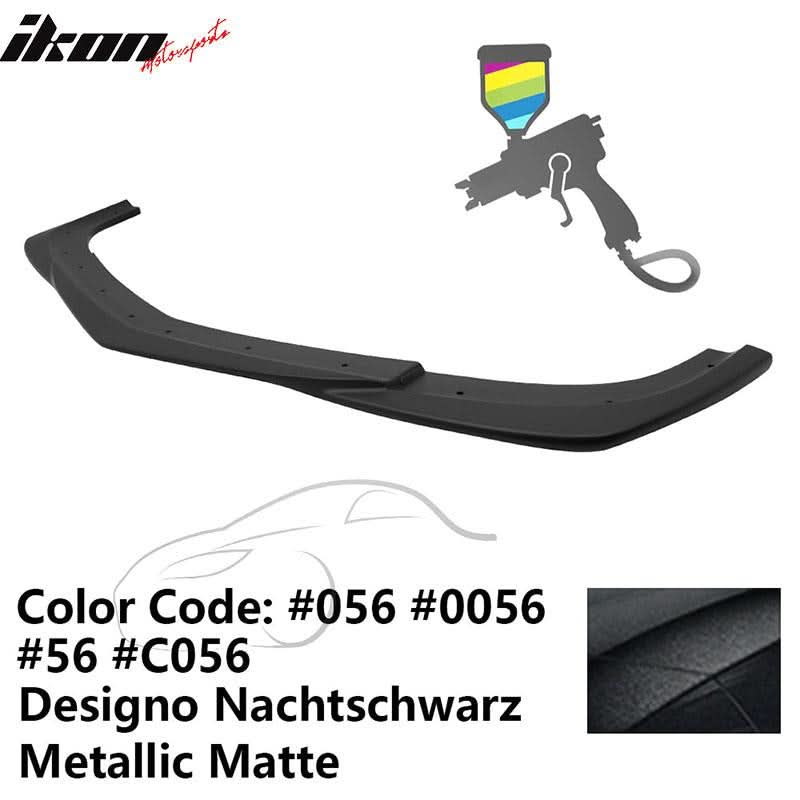 2012-2014 Benz W204 C63 AMG GH Style Painted Front Bumper Lip ABS