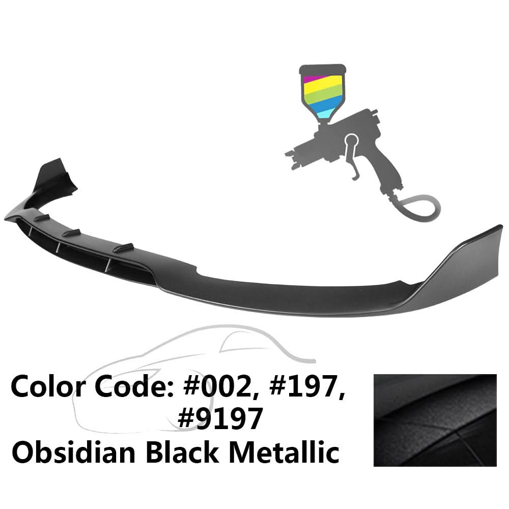 2015-2020 Benz W205 AP Style Painted Front Bumper Lip Spoiler PP