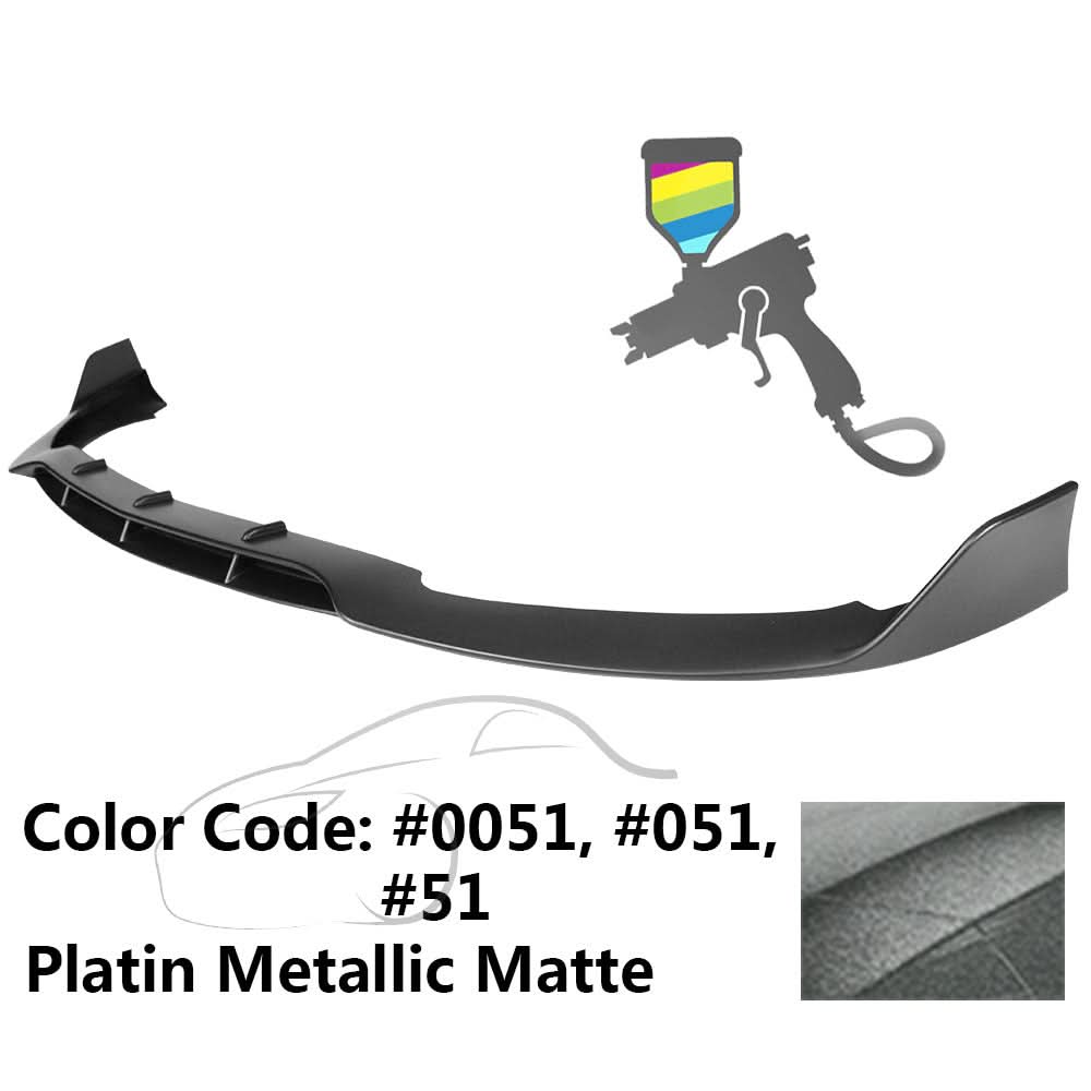 2015-2020 Benz W205 AP Style Painted Front Bumper Lip Spoiler PP