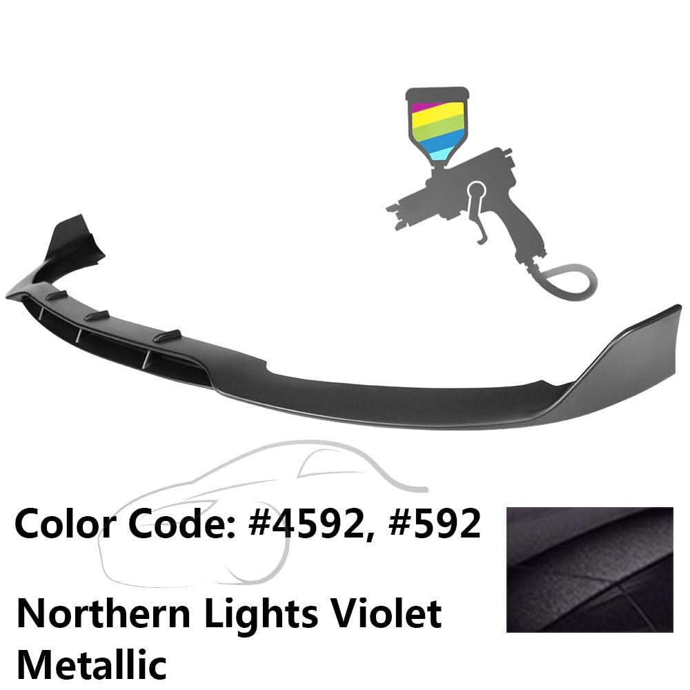 2015-2020 Benz W205 AP Style Painted Front Bumper Lip Spoiler PP