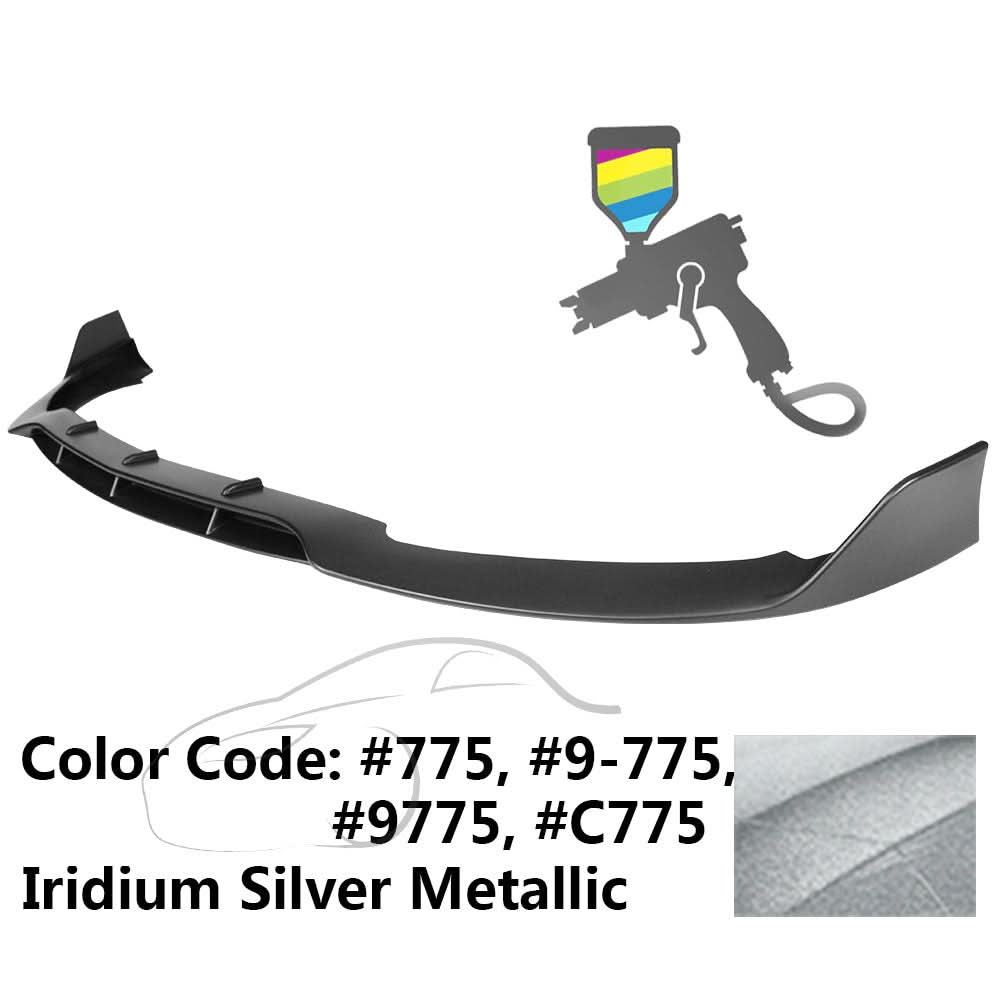 2015-2020 Benz W205 AP Style Painted Front Bumper Lip Spoiler PP