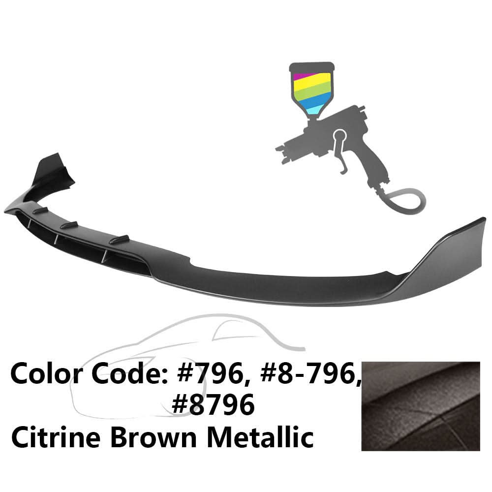 2015-2020 Benz W205 AP Style Painted Front Bumper Lip Spoiler PP