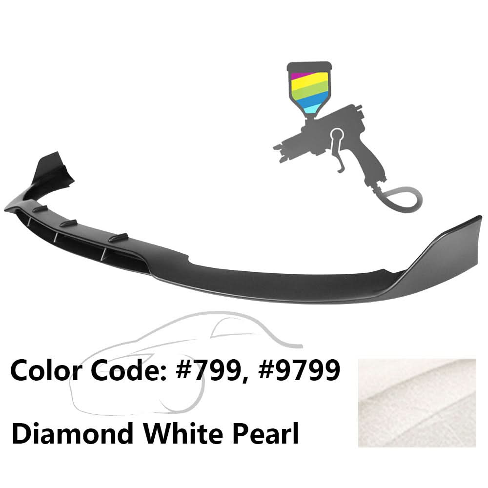 2015-2020 Benz W205 AP Style Painted Front Bumper Lip Spoiler PP