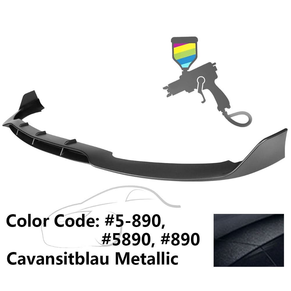 2015-2020 Benz W205 AP Style Painted Front Bumper Lip Spoiler PP