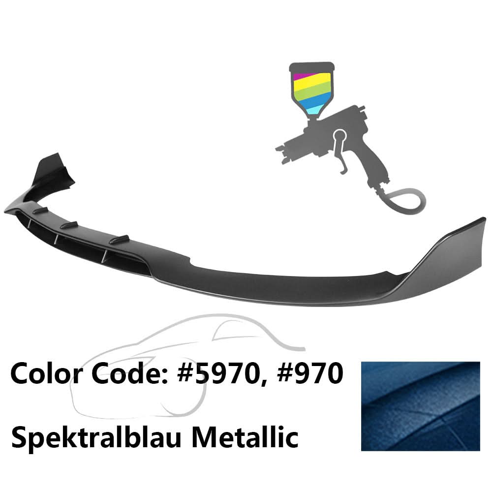2015-2020 Benz W205 AP Style Painted Front Bumper Lip Spoiler PP