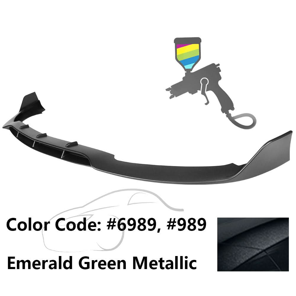 2015-2020 Benz W205 AP Style Painted Front Bumper Lip Spoiler PP