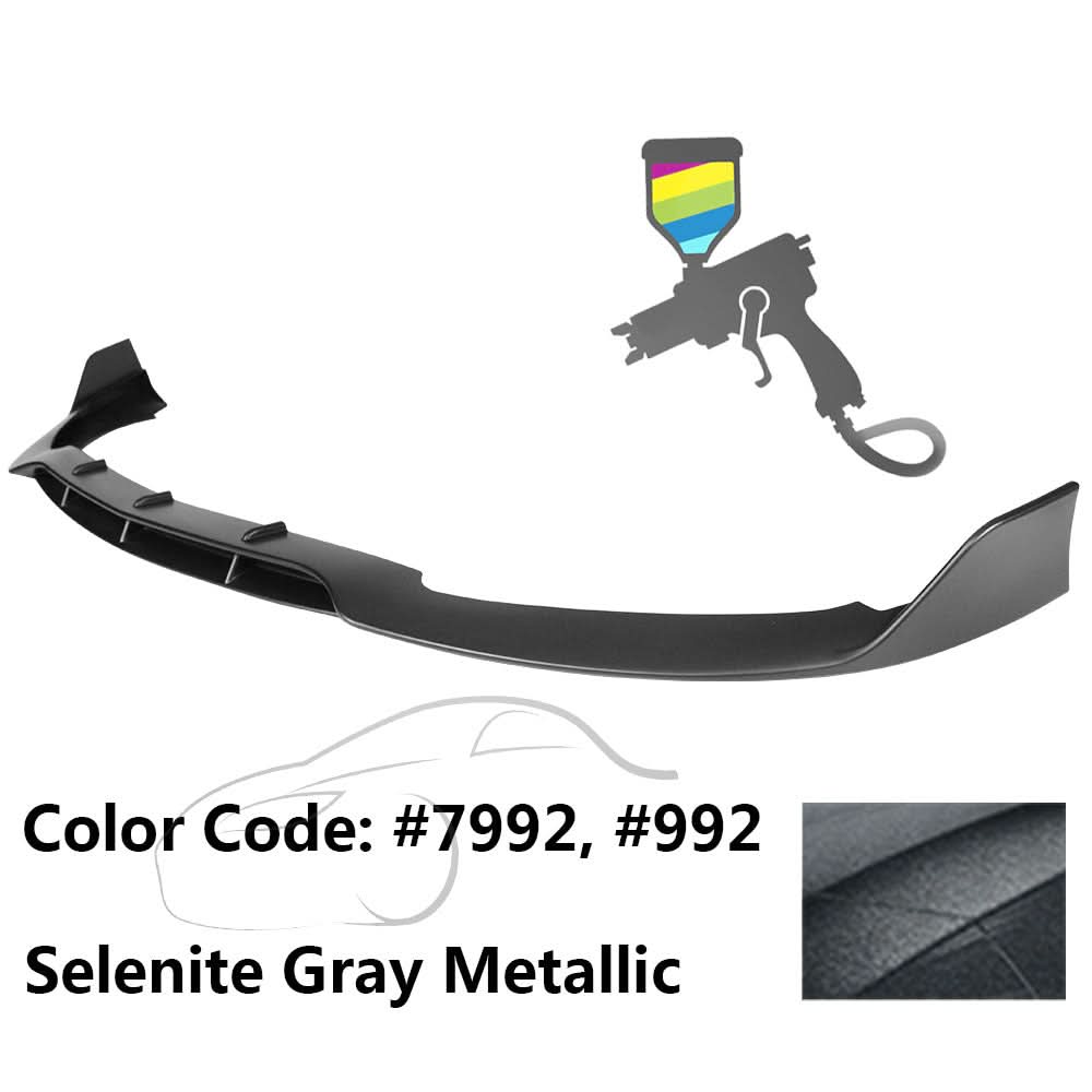 2015-2020 Benz W205 AP Style Painted Front Bumper Lip Spoiler PP