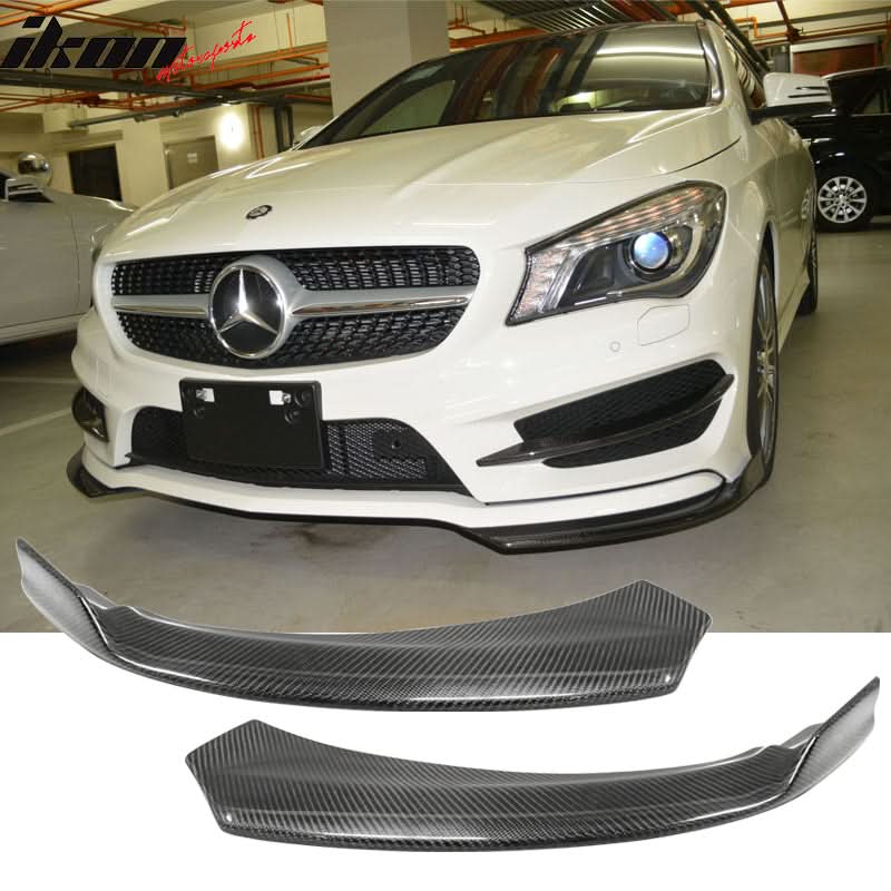 2013-2016 Benz CLA Class C117 PIE Style Front Bumper Lip Winglets
