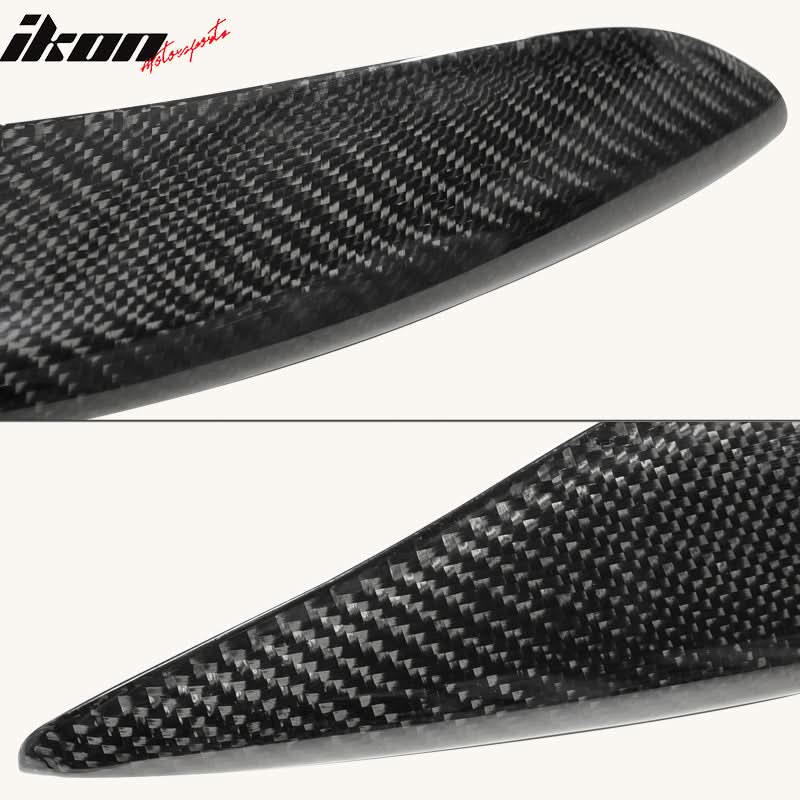 2013-2016 Benz C117 CLA Class Carbon Fiber Front Bumper Lip Aprons