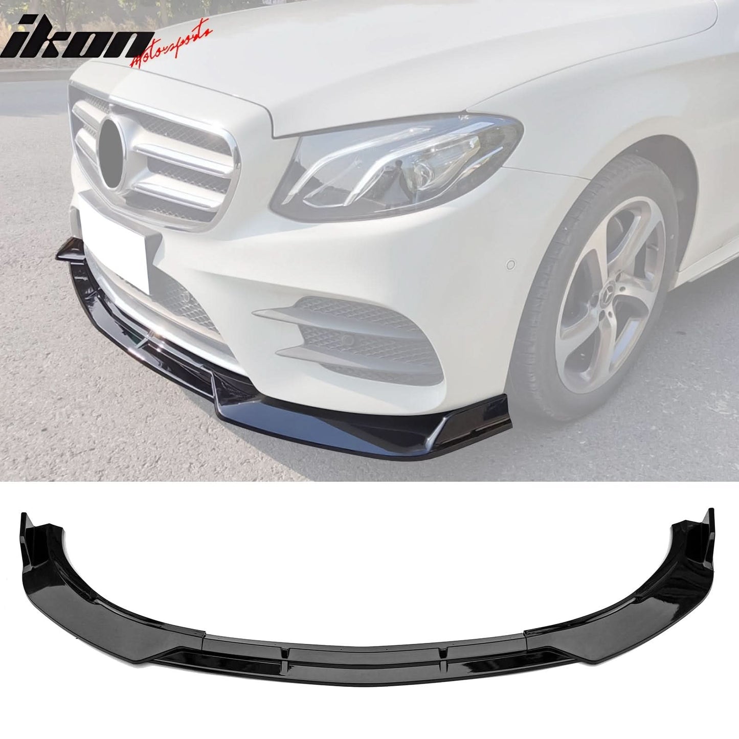 2017-2020 Benz W213 E-Class B Style Front Lip PP