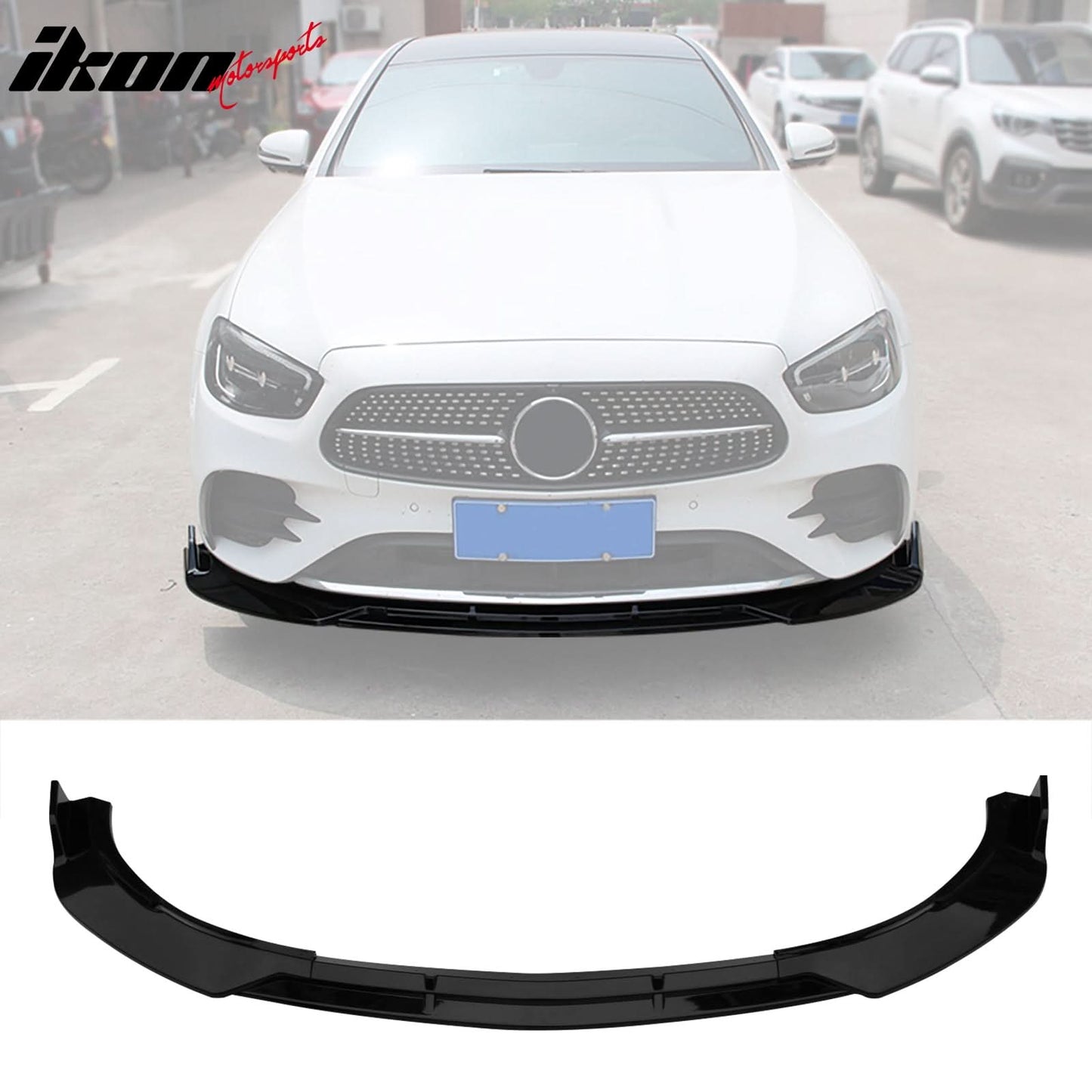 2021-2023 Benz W213 E-Class B Style Front Bumper Lip PP