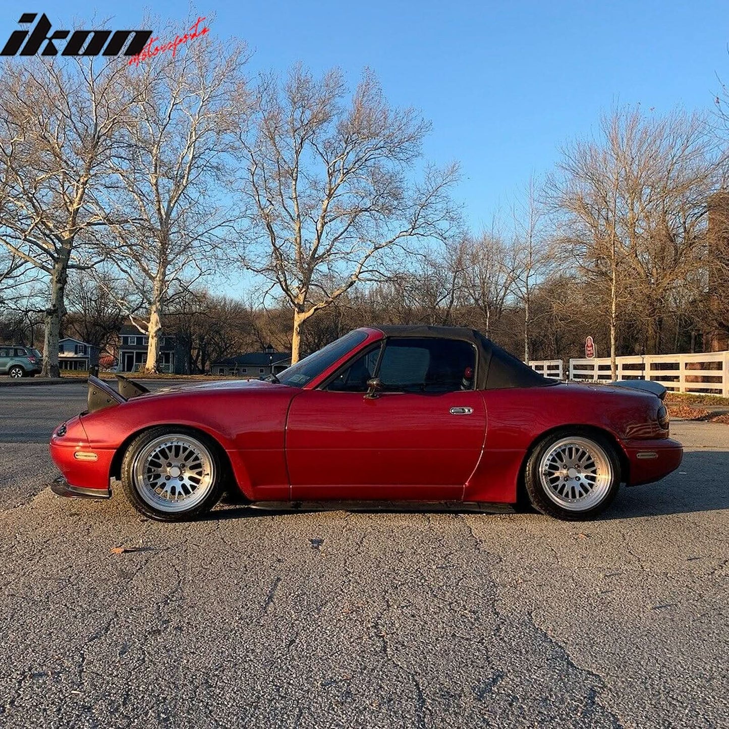 1990-1997 Mazda Miata NA Unpainted Front Bumper Lip Spoiler MDA Style