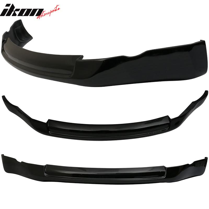 2003-2005 Nissan 350Z ING-S Style Paint Super Black #KH3 Front Lip PU