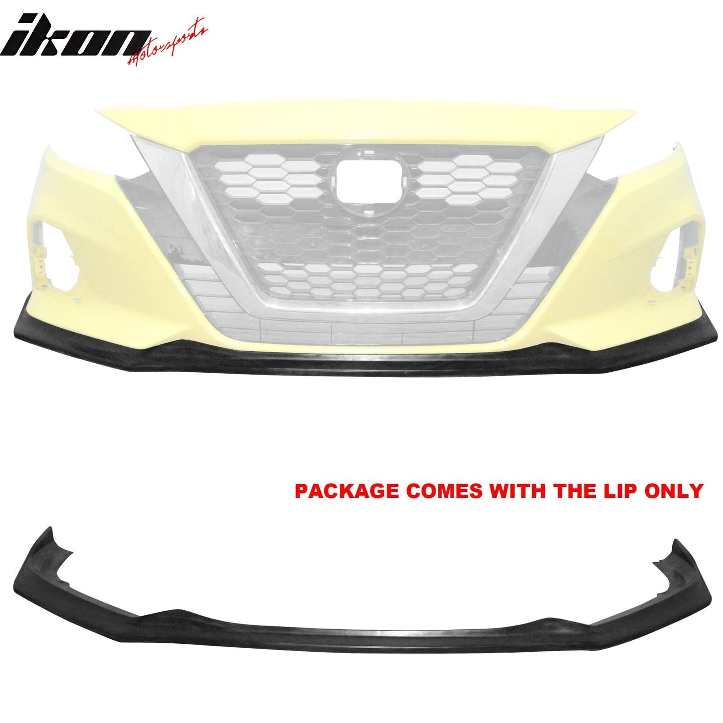 2019-2022 Nissan Altima Front Bumper Lip CS Style Spoiler Unpainted PU