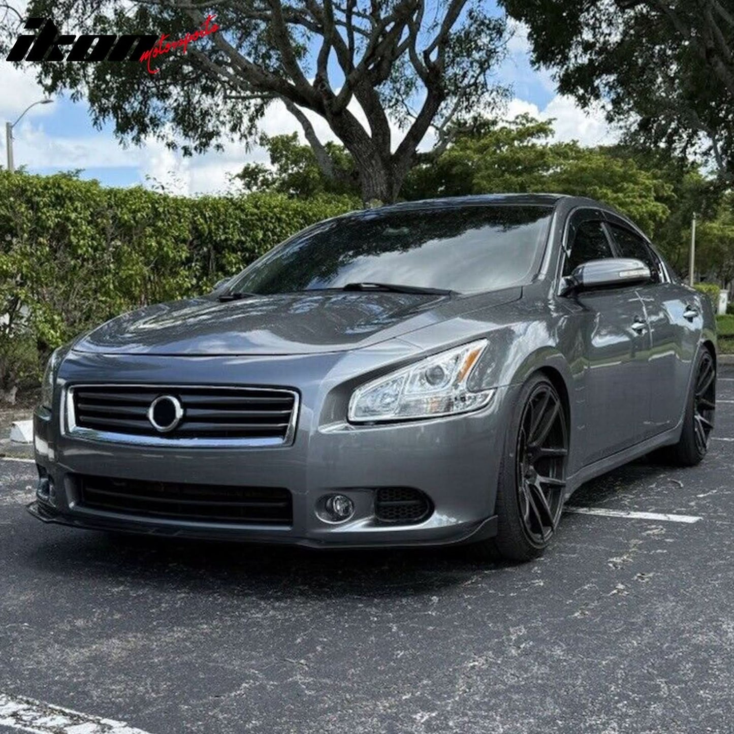 2009-2015 Nissan Maxima CS Style Unpainted Front Lip Splitter PU
