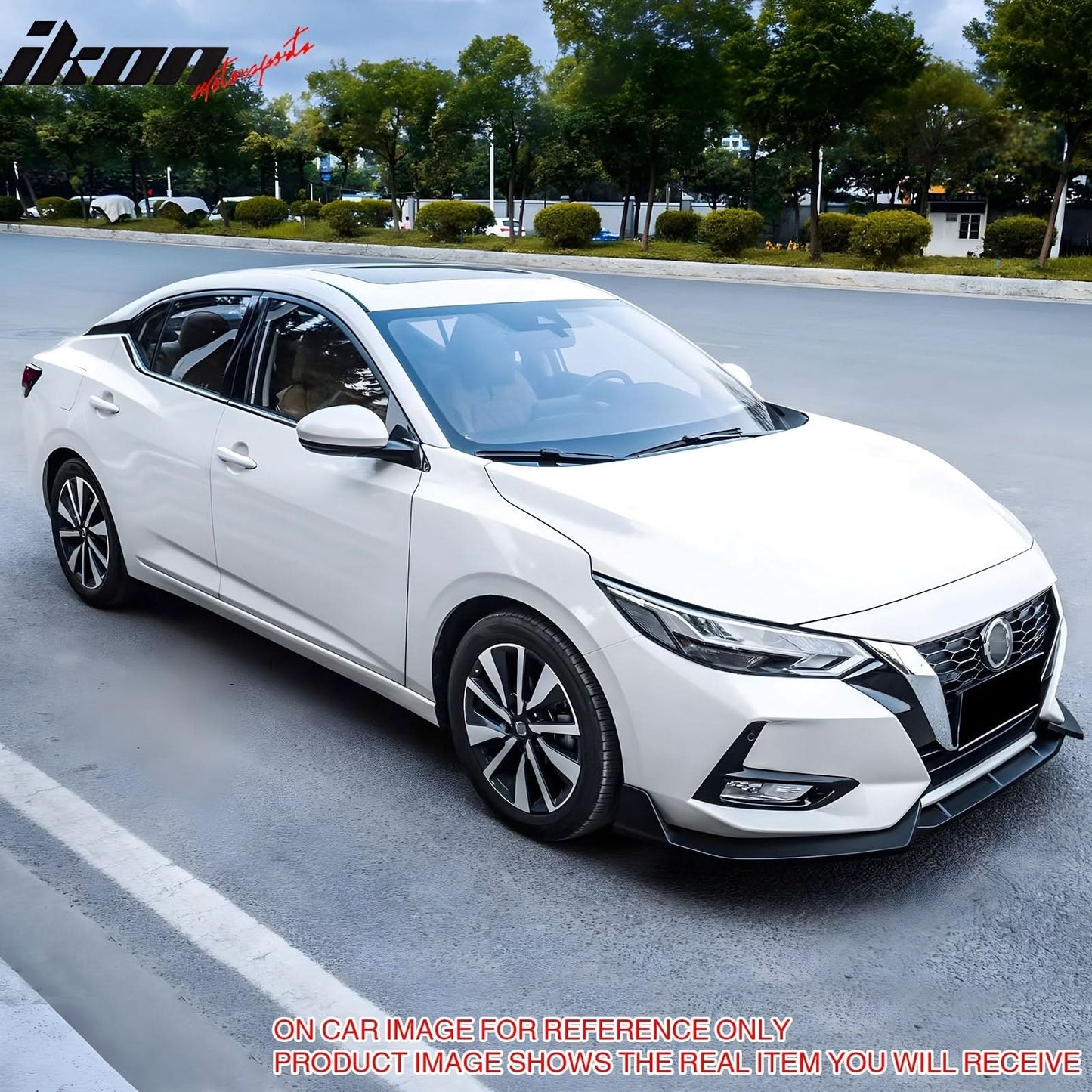 2020-2023 Nissan Sentra Sedan 3PCS Front Bumper Lip