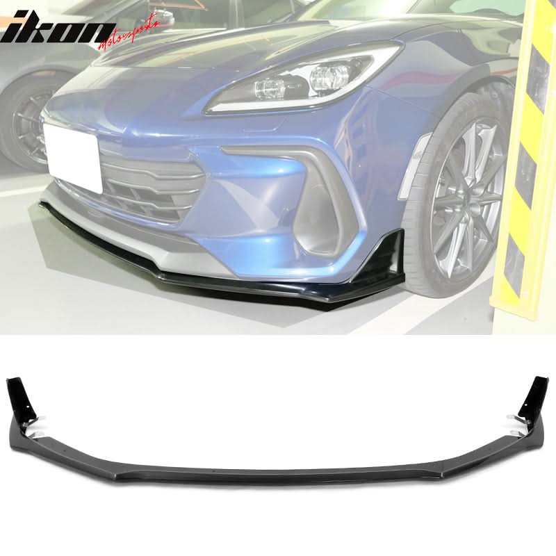 2022-2025 Subaru BRZ STI Style Red Front Lip Cover Side Strake ABS