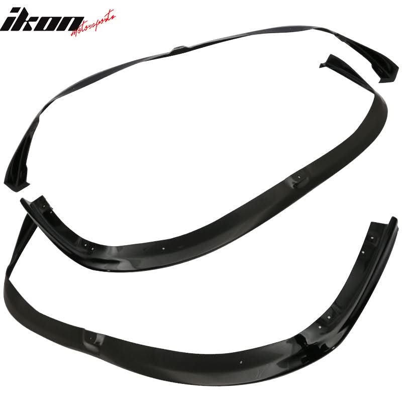 2008-2010 Subaru Impreza WRX Paint Obsidian Black Pearl 32J Front Lip