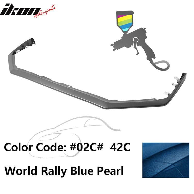 2015-2017 Subaru WRX STI Carbon Paint Front Bumper Lip Spoiler ABS