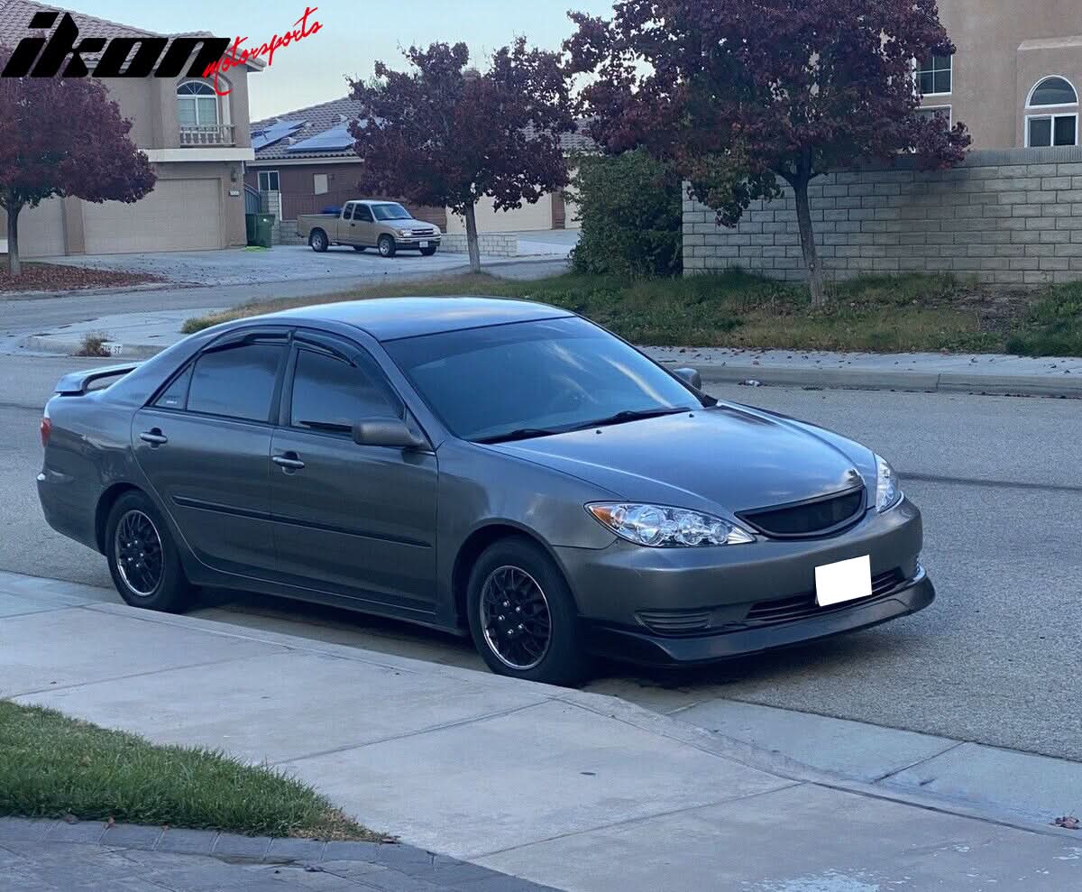 2002-2003 Camry Sedan 4Dr VIP Style Front Bumper Lip Spoiler PU