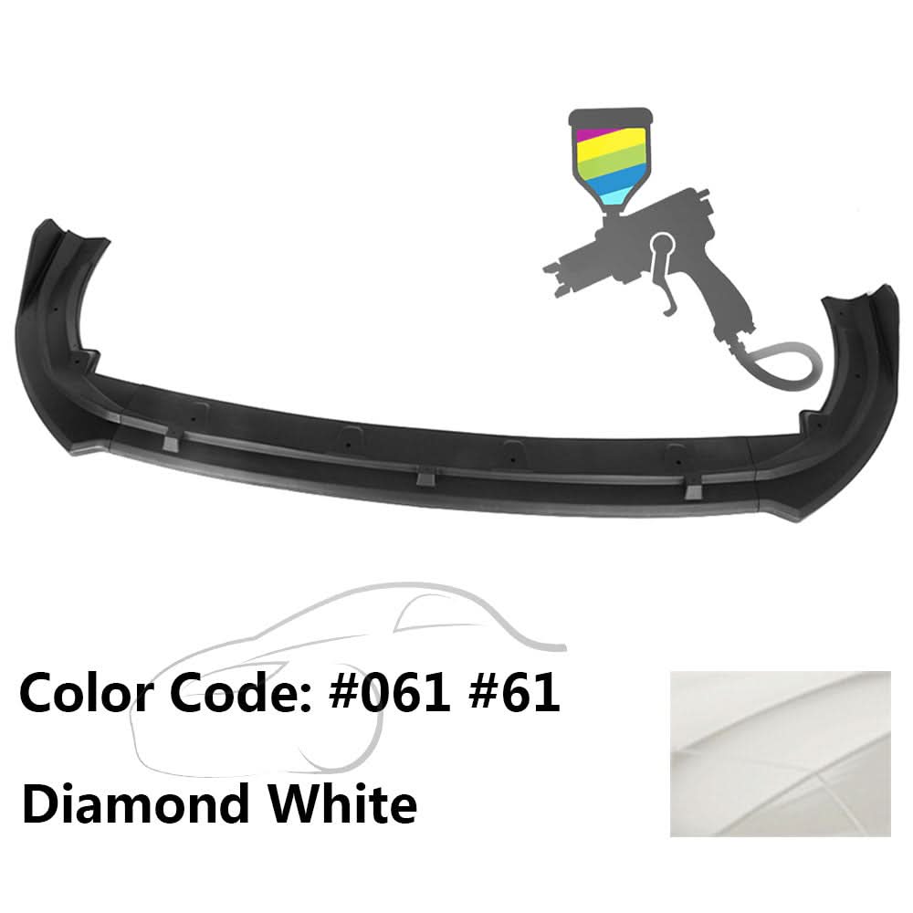 2018-2020 Toyota Camry XLE LE V2 Style Painted Front Bumper Lip PP 3PC
