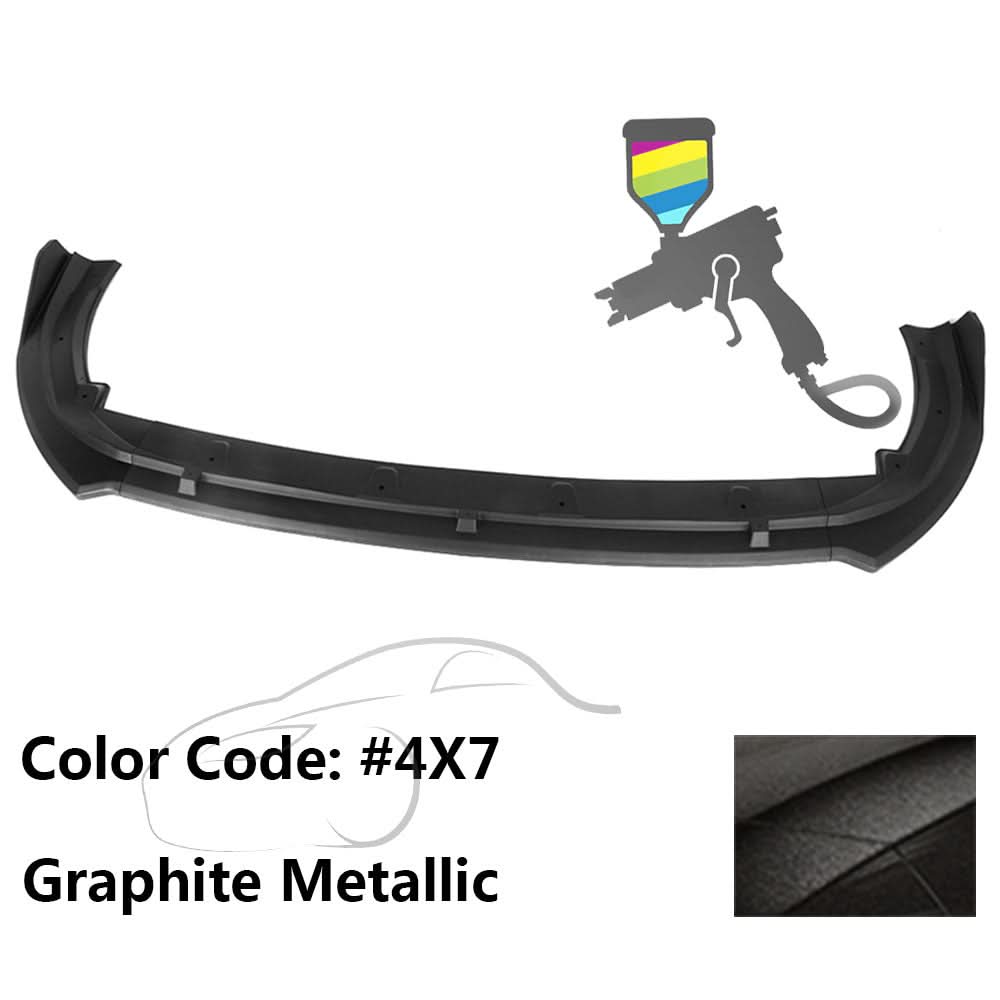 2018-2020 Toyota Camry XLE LE V2 Style Painted Front Bumper Lip PP 3PC