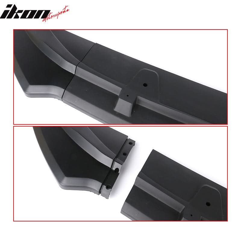 2018-2020 Toyota Camry XLE LE V2 Style Painted Front Bumper Lip PP 3PC