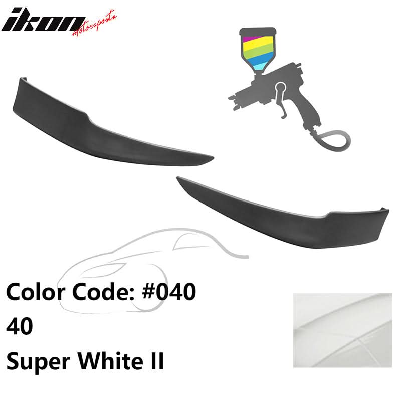 2009-2010 Toyota Corolla OE Style Painted PP Front Bumper Lip Splitter