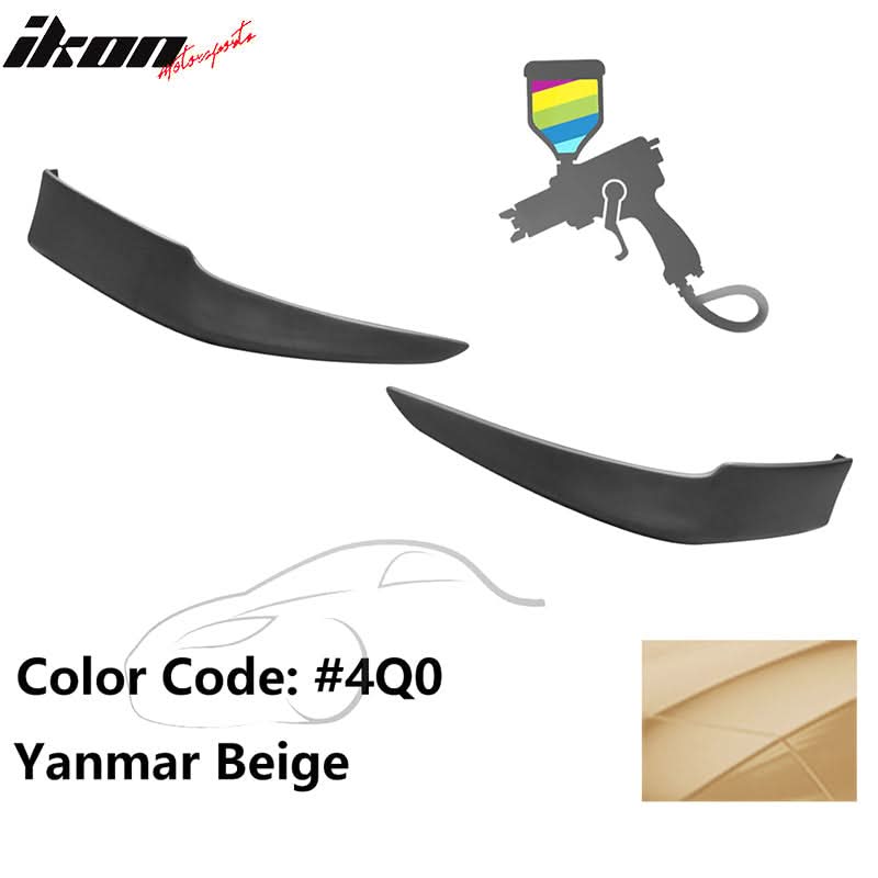 2009-2010 Toyota Corolla OE Style Painted PP Front Bumper Lip Splitter