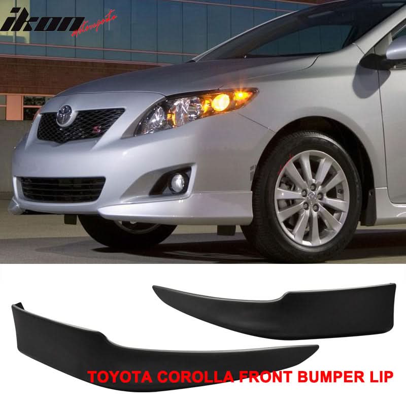 2009-2010 Toyota Corolla OE Style Painted PP Front Bumper Lip Splitter