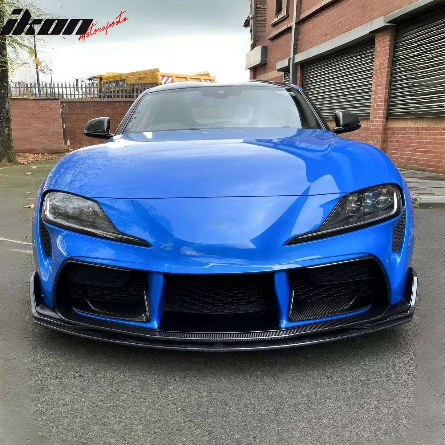 2020-2025 Toyota GR Supra MZ Speed Front Bumper Lip Gloss Carbon Fiber