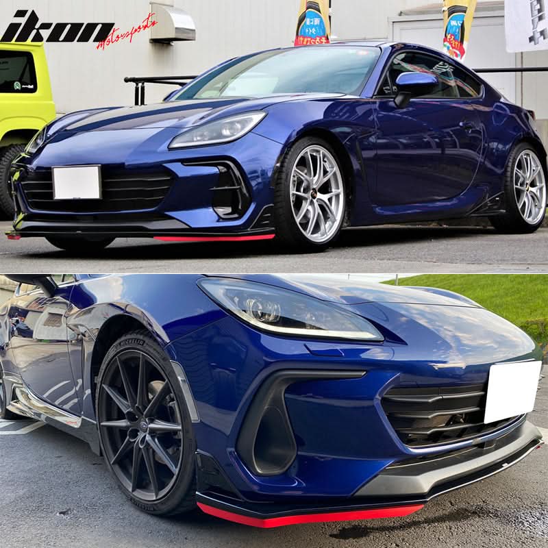 2022-2025 Subaru BRZ Coupe 2-Door STI Unpainted Front Bumper Lip ABS
