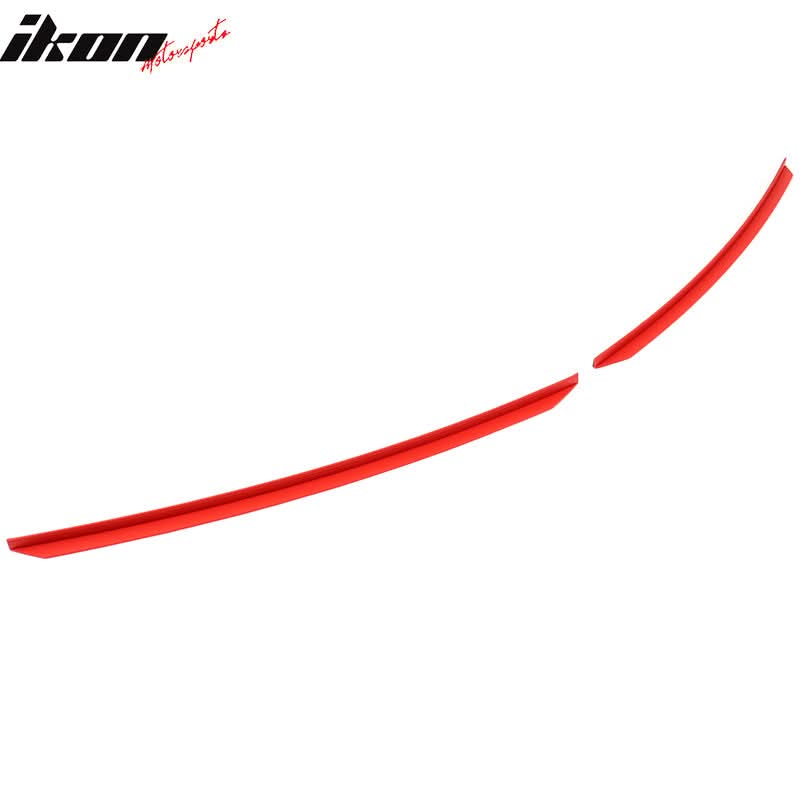2022-2025 Subaru BRZ STI Style Red Front Lip Cover Side Strake ABS