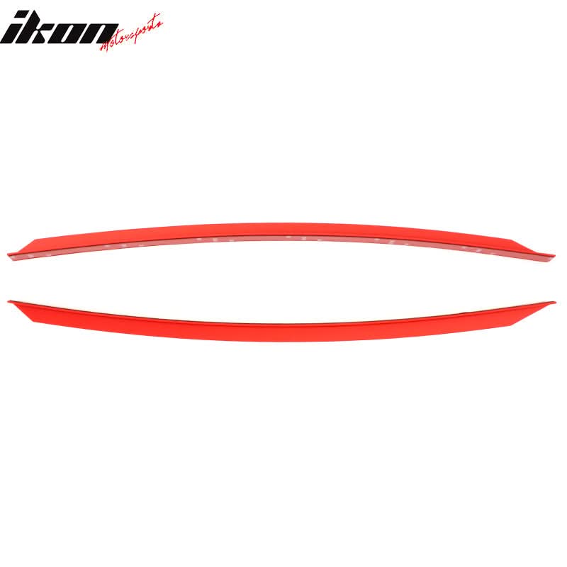 2022-2025 Subaru BRZ STI Style Red Front Lip Cover Side Strake ABS