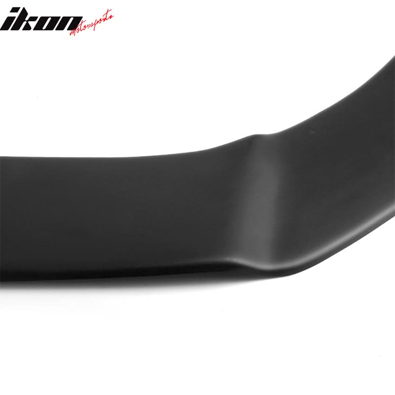 2018-2019 Toyota C-HR Matte Black Front Bumper Lip + Red Splitter Rods