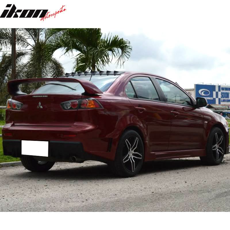 2008-2015 Mitsubishi Lancer FQ FQ440 Unpainted Side Skirt Extension PP