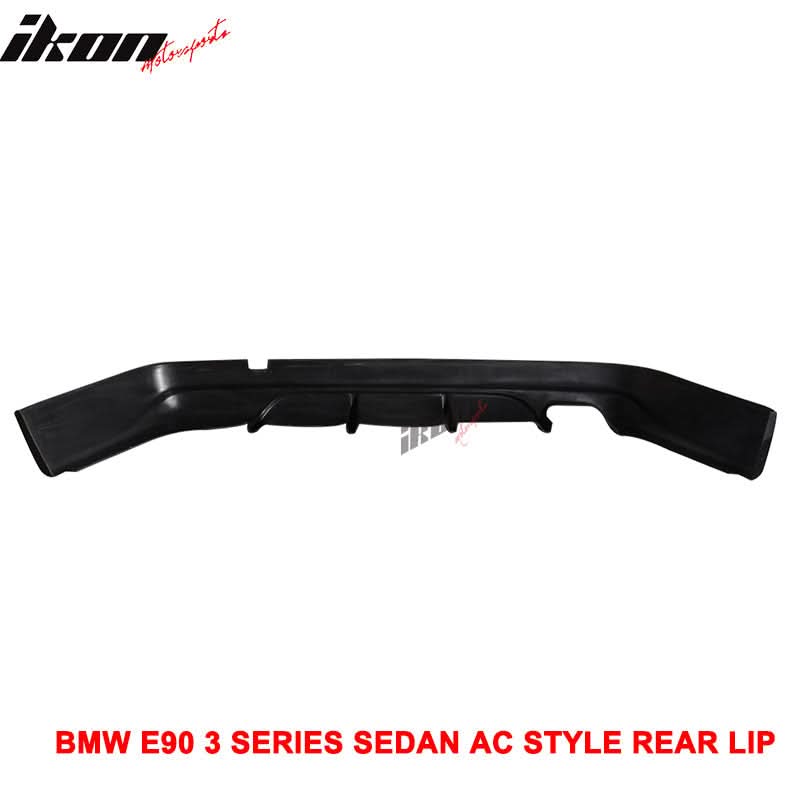 2005-2012 BMW E90 3-Series 4Dr Sedan Rear Bumper Lip Spoiler PU